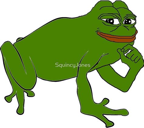 "pepe Happy Frog" by SquincyJones | Redbubble