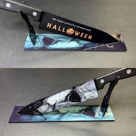 Michael Myers 2018 Kitchen Knife With/Without Sublimated Stand | Etsy