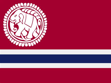 Kingdom of Siam flag redesign : r/vexillology