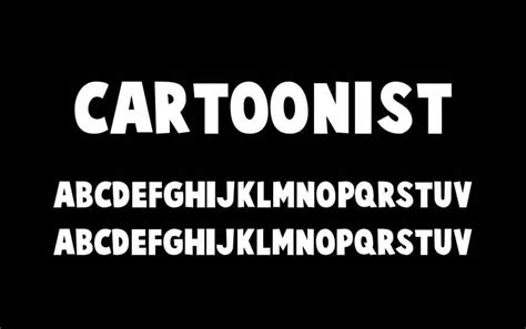 Cartoonist Font - Dfonts