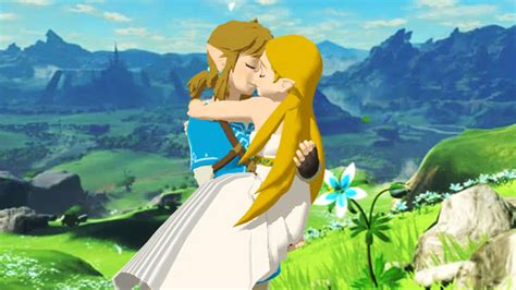 Link and Zelda BotW True Ending Kiss Forever.,, by 9029561 on DeviantArt