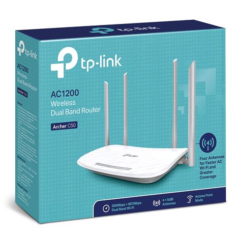 Point d’accès WiFi bi-bande AC1200 Mbps – Archer C50 – Tp-link Maroc | 1èr site web au MAROC