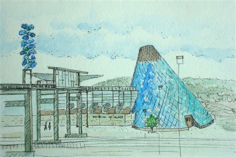 Urban Sketchers Seattle: Tacoma Museum of Glass