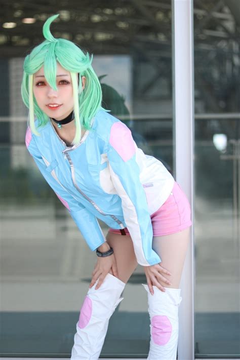 Asian, cosplay, Japanese women, women, green hair, Japanese, Yu-Gi-Oh ...