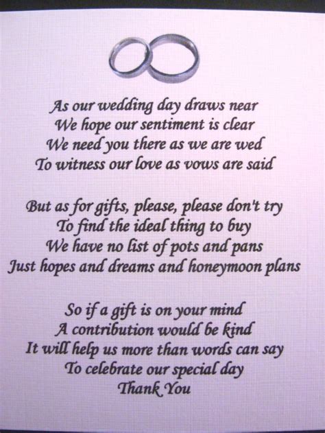 21 best monetary gift wording images on Pinterest | Wedding gift poem, Wedding stuff and Couples ...