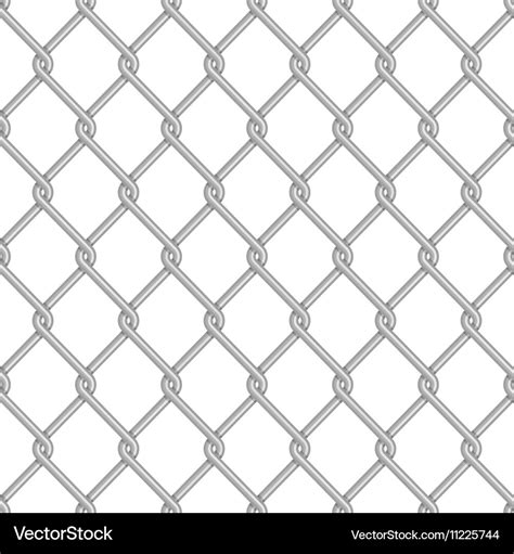 Seamless chain link fence background Royalty Free Vector