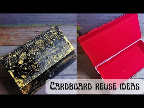 Cardboard box reuse ideas/DIY cardboard box organizer ideas/Cardboard ...