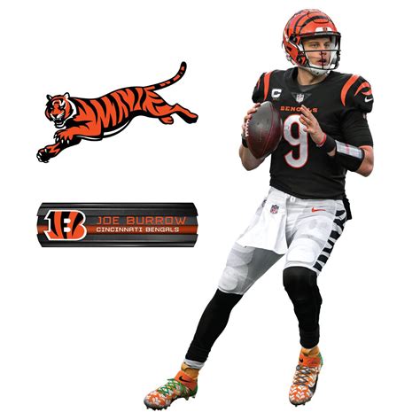 Cincinnati Bengals: Joe Burrow 2022 - Officially Licensed NFL Removabl | Cincinnati bengals ...