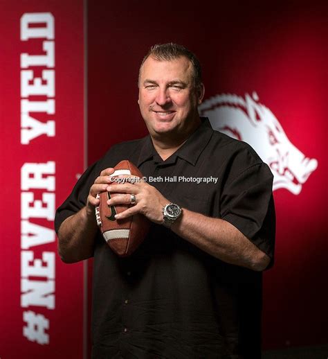 Portrait Bret Bielema – Arkansas Football – Beth Hall