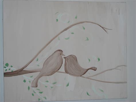 Love Bird Painting · A Piece Of Animal Art · Decorating on Cut Out + Keep