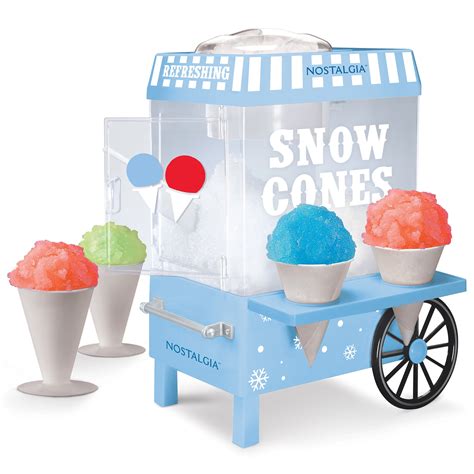 Nostalgia SCM525BL Vintage Snow Cone Maker, Blue - Walmart.com - Walmart.com