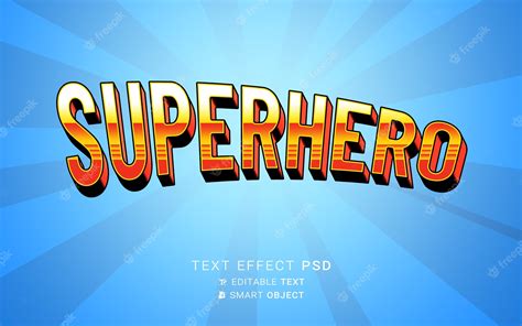 Premium PSD | Text effect hero design