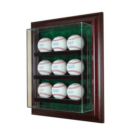 9 Baseball Cabinet Style Display Case | Sports memorabilia display ...