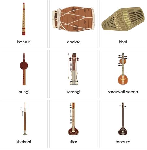 Musical Indian Instruments / Indian Instruments Stock Illustration Download Image Now Istock ...