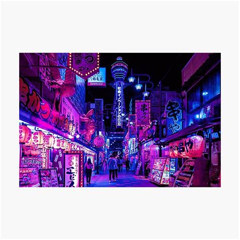 "Osaka City Anime Scenes" Photographic Print for Sale by HimanshiShah | Redbubble