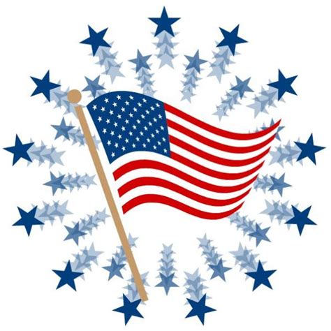 Dossier Thématique: Les États-Unis | American flag clip art, 4th of july clipart, Fourth of july