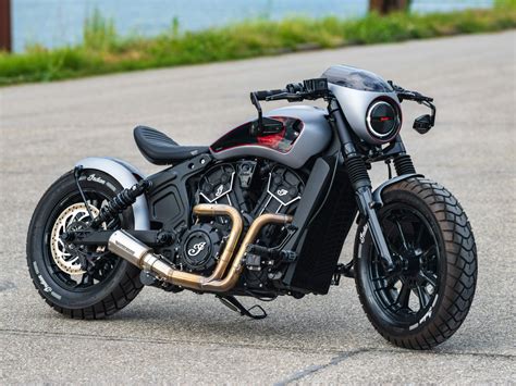 WUNDERKIND-Custom: „Indian Scout Bobber Newchurch THREE“ - Motorcycles.News - Motorcycle-Magazine