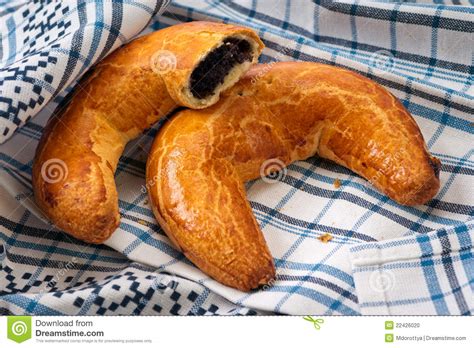 Hungarian Xmas Poppy Crescent Shape Cake Stock Photo - Image of meal, folk: 22426020