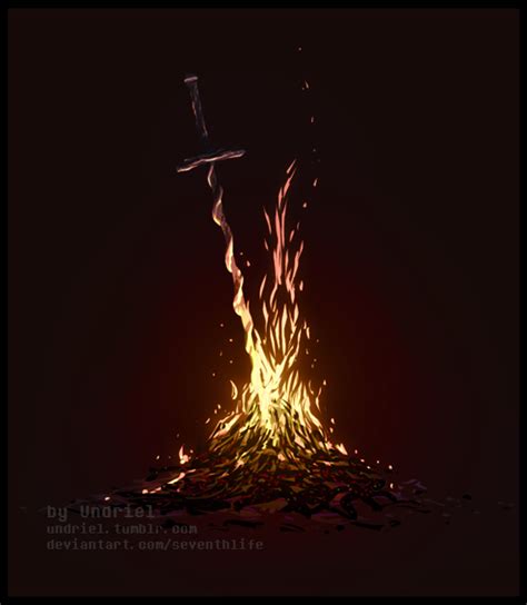 Dark Souls - Bonfire by SeventhLife on DeviantArt