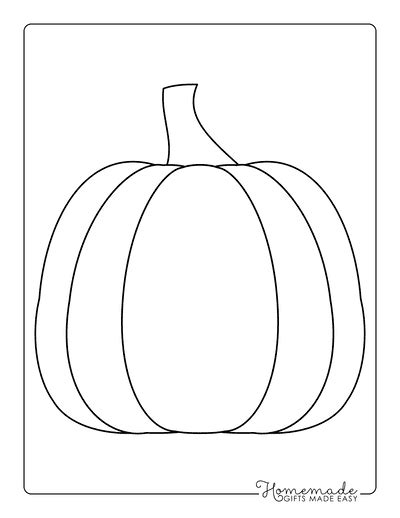 Pumpkin Shape Printable