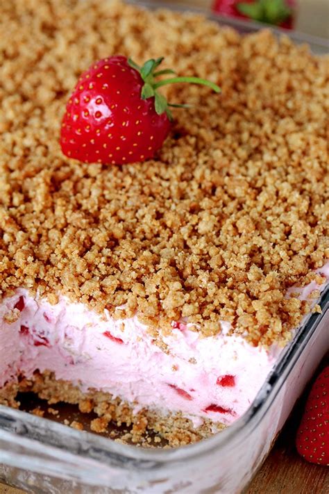 Easy Frozen Strawberry Dessert Refreshing, Creamy Frozen Dessert