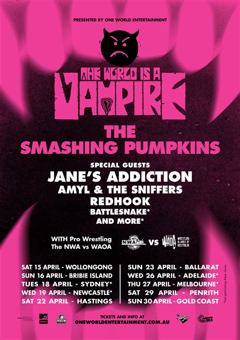 Smashing Pumpkins Australian tour 2023 – Wall Of Sound