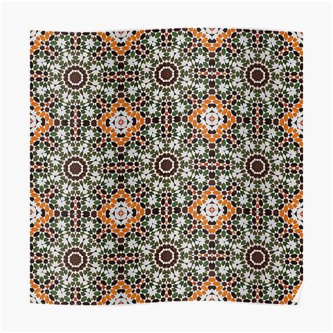 "Moroccan zellij, patterns with a various colors, the beautiful and historical architecture of ...