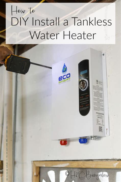 Can An Outdoor Tankless Water Heater Safely Heat Your Garage?