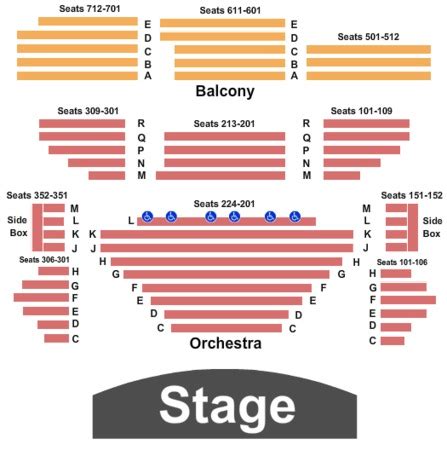 Allen Theatre Tickets in Cleveland Ohio, Allen Theatre Seating Charts ...