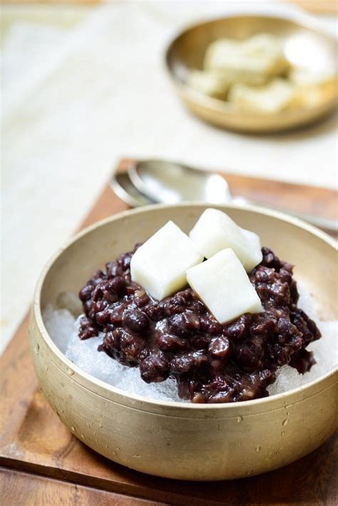 Patbingsu (Shaved ice with Sweet Red Beans) | Sweet red bean, Sweet red beans recipe, Red beans ...