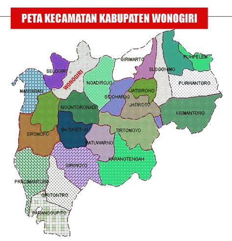 25 Nama Kecamatan di Wonogiri - Info Area