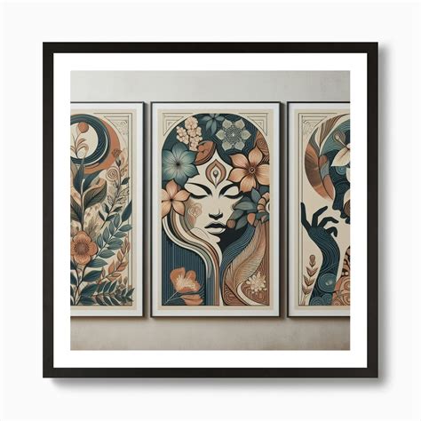 Set Of 3 Tarot Cards Art Print by Creative Art Trade - Fy