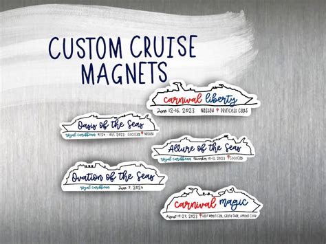 Custom Cruise Ship Magnet Cruise Magnet for Gift Exchange - Etsy