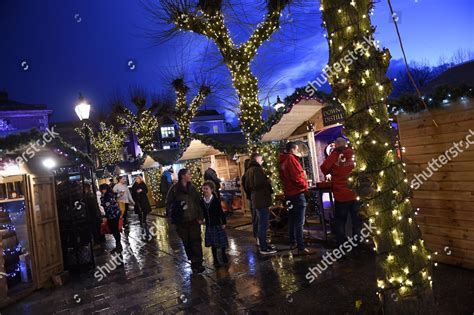 Opening night Salisbury Christmas Market Wiltshire UK Editorial Stock Photo - Stock Image ...