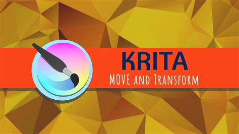 Krita For Beginners | Move and Transform Tool - YouTube