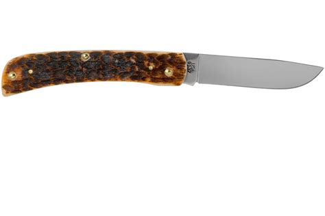 Case Sod Buster Jr Amber Jigged Bone, 30092, 6137 CV pocket knife | Advantageously shopping at ...