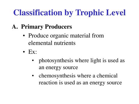 Lake Biota Classification by trophic level Classification by zonation - ppt download