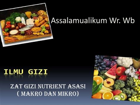 Zat Gizi Nutrient Asasi