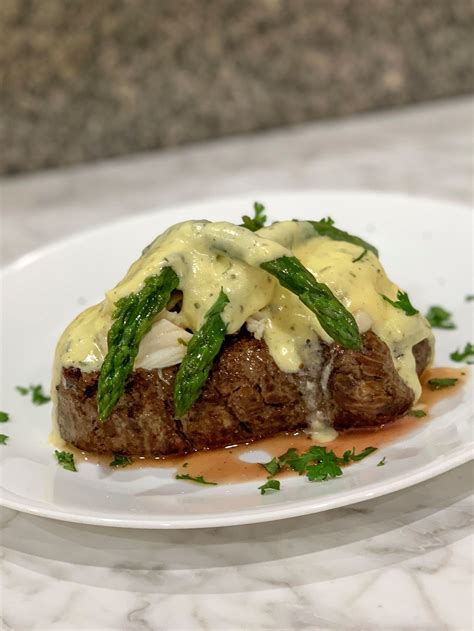 Steak Oscar with Tarragon Hollandaise Sauce – The Tiny Fairy