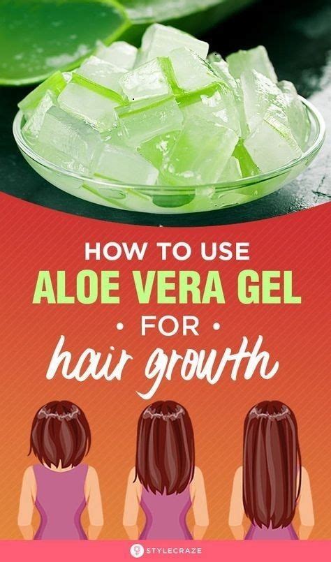 How To Use Aloe Vera Gel For Hair Growth | Aloe vera gel for hair growth, Aloe vera for hair ...