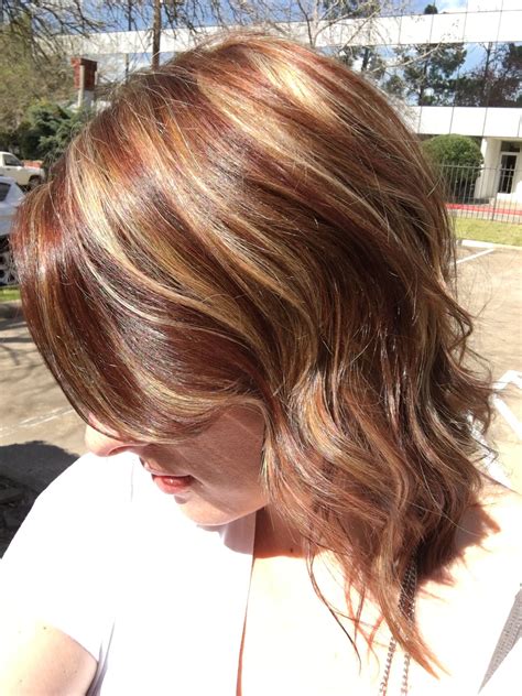 "Burnt Sienna" Auburn and gold throughout with a touch of violet ...