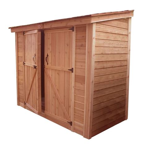 Outdoor Living Today 8 ft. x 4 ft. Spacesaver Shed - Double Doors | The Home Depot Canada