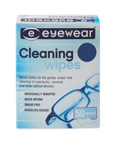 Glasses Cleaning Wipes - ALDI UK