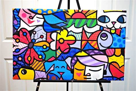 Abstract Fish Canvas.Fish Digital Canvas.Fish .Handmade | Etsy ...