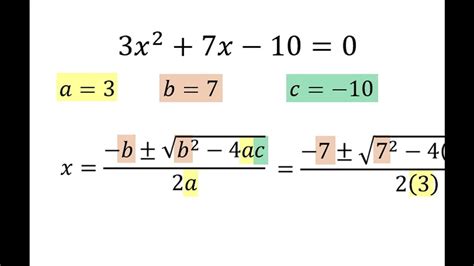 Ecuaciones de segundo grado por formula general - YouTube | Expresiones ...