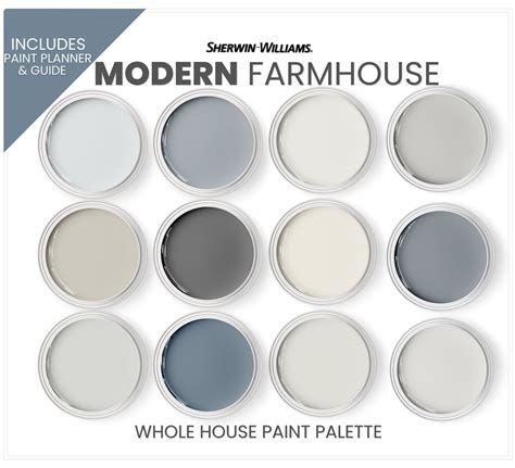 Modern Farmhouse Paint Colors 2023 Farmhouse Colors for - Etsy