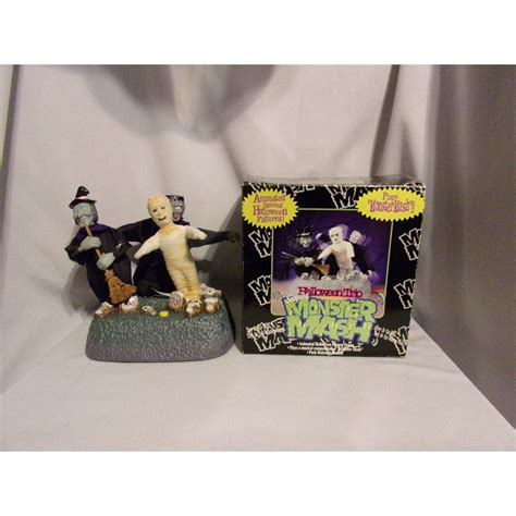 1997 Gemmy Animated Singing & Dancing Monster Mash Trio Halloween ...