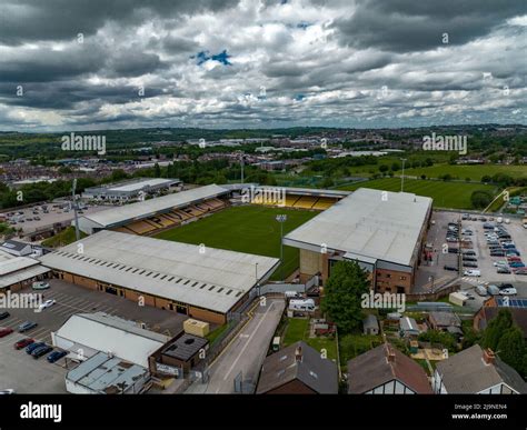 Port Vale , Vale Park Stadium , Aerial Photo taken following Promotion ...