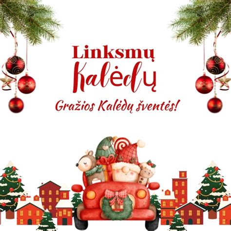 How to Say ‘Merry Christmas’ In Lithuanian Language