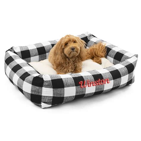 Personalized Dog Bed, Dog Bed, Custom Dog Bed, Washable Dog Bed, Dog Pillow, Pet Beds, Large Dog ...